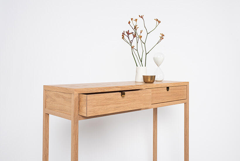 Oak Console Table